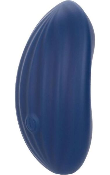Massaggiatore vibrante CalExotics Cashmere Velvet Curve in silicone liquido con superficie scanalata