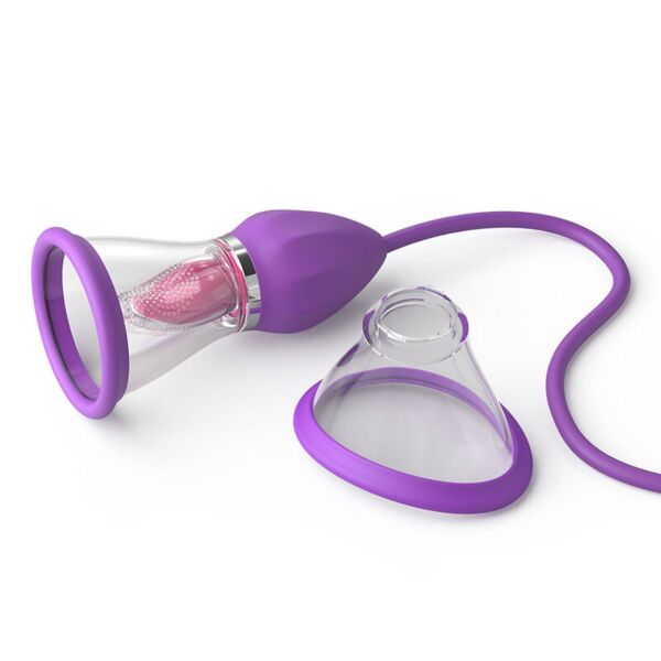 Succhiaclitoride Pipedream Her Ultimate Pleasure Max con manico, tubo e coppe di suzione