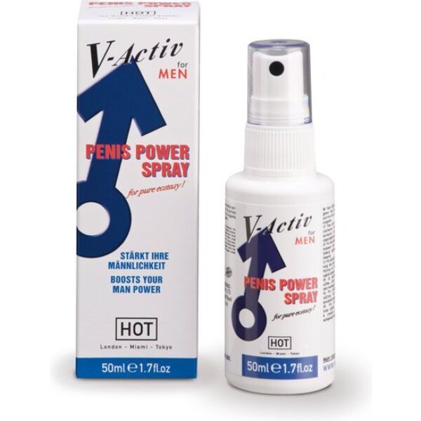 Spray stimolante HOT V-Activ Penis Power Spray da 50 ml