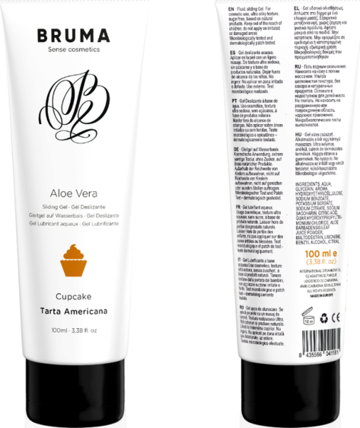 Flacone del gel lubrificante Bruma Aloe Vera a base d'acqua