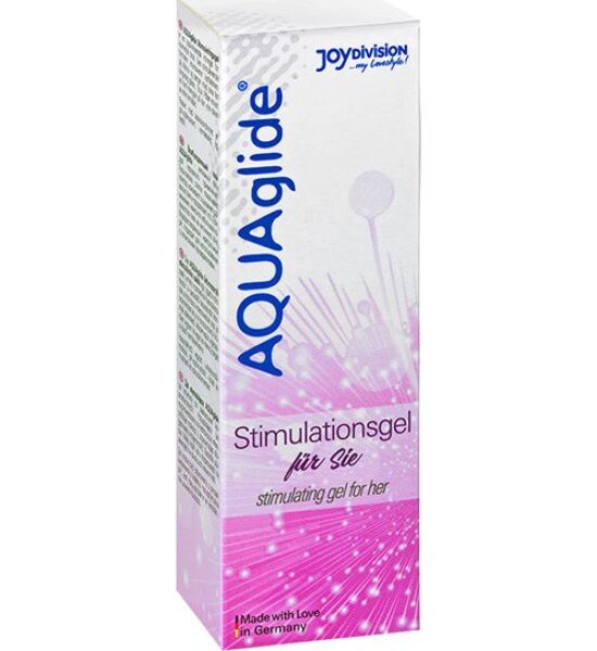 Gel stimolante AQUAglide Stimulating Gel di Joydivision, confezione da 25 ml