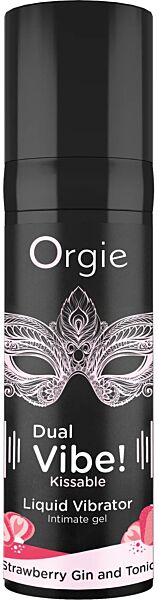 Gel intimo baciabile Orgie Dual Vibe da 15 ml
