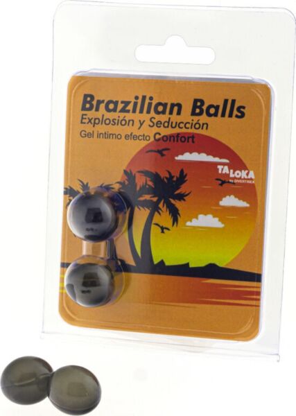Set di 2 palline lubrificanti Brazilian Balls Effetto Comfort