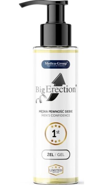 Confezione del gel intimo BigErection Gel 150 ml di Medica Group