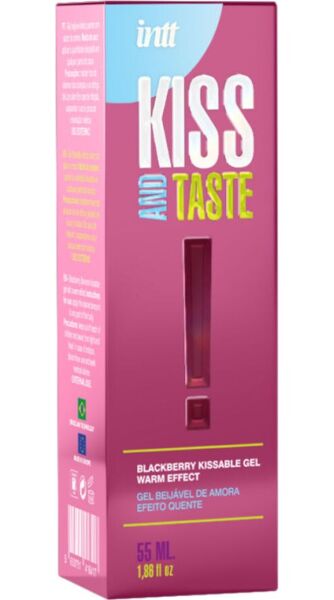 Gel intimo da baciare Intt Releases 55 ml al gusto di mora, con effetto caldo