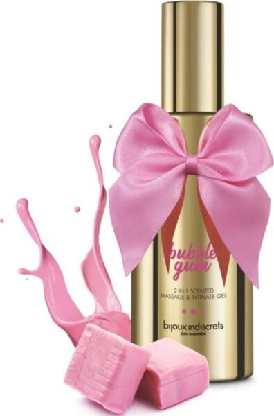 Gel da massaggio e intimo Bijoux Indiscrets Bubblegum da 100 ml