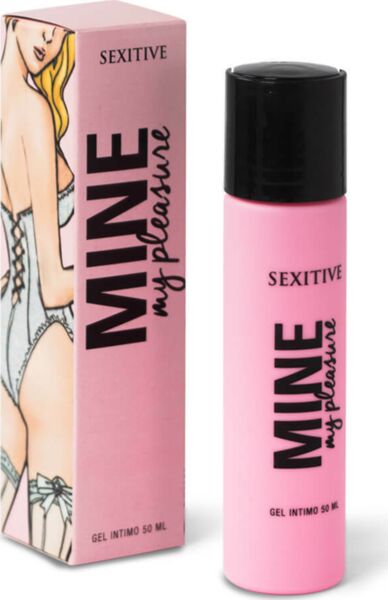 Confezione da 50 ml del gel intimo Sexitive Mine, my pleasure