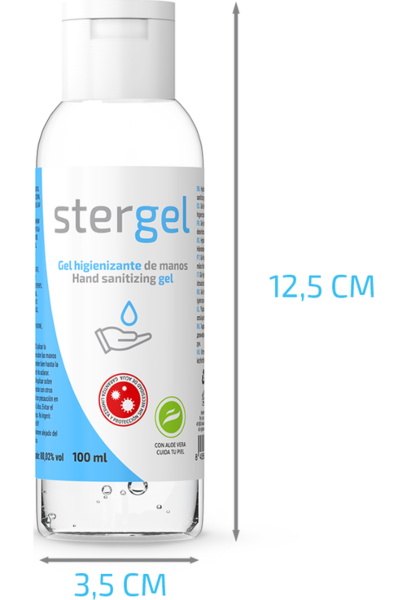 Gel igienizzante per le mani Stergel 100 ml