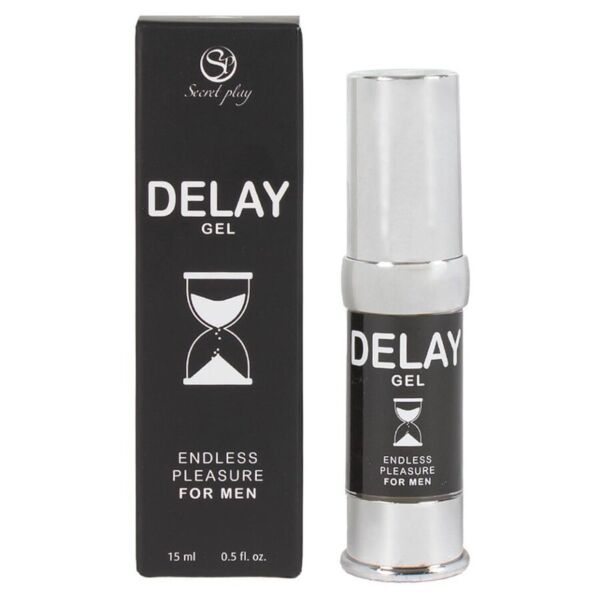 Gel ritardante Secret Play Endless Pleasure nel suo flacone airless da 15 ml