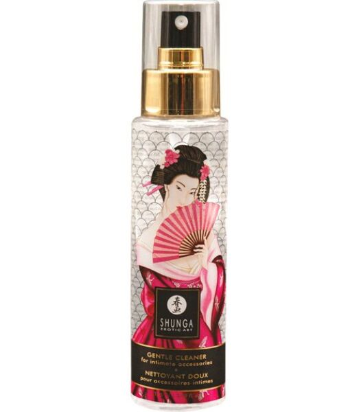 Detergente spray per sex toys Shunga Gentle Toy Cleaner, flacone da 115 ml