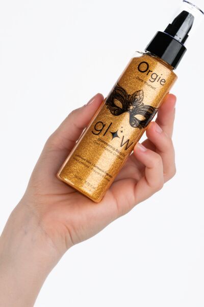 Flacone spray dell'olio per il corpo Orgie Glow Shimmering da 110 ml