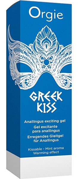 Flacone con dosatore del gel Orgie Greek Kiss da 50 ml