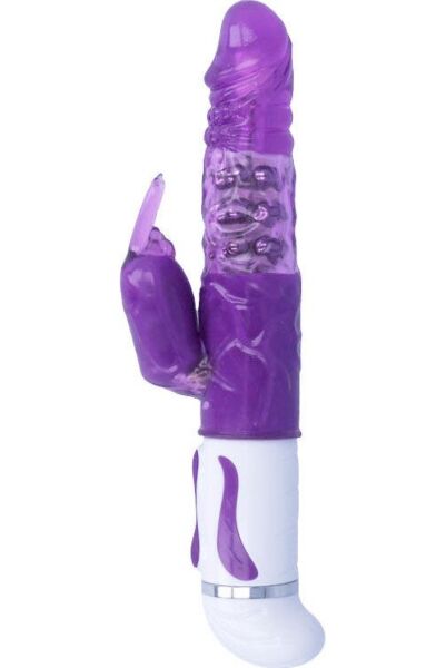 Vibratore rabbit Intense Guppy con il suo stimolatore per il clitoride