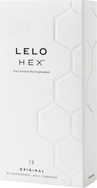 Scatola di preservativi LELO HEX Original da 12 pezzi