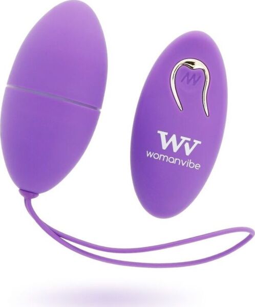 Uovo vibrante Womanvibe Alsan con il suo telecomando