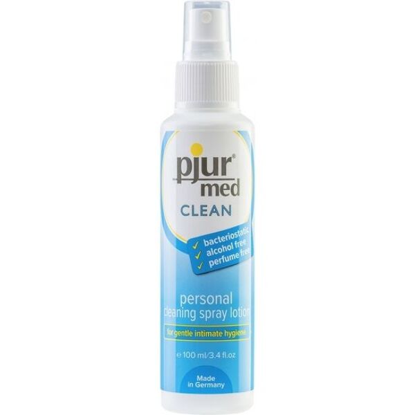 Detergente intimo spray pjur med Clean spray in flacone da 100 ml
