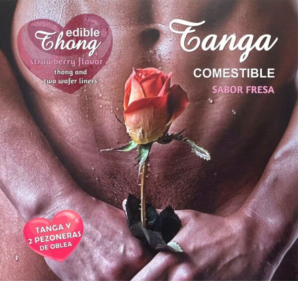 Perizoma di cialda e 2 copricapezzoli Hotflowers per lui