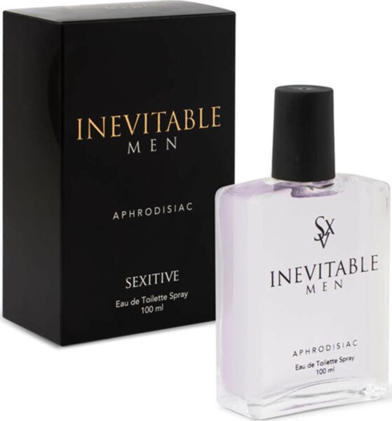 Flacone di vetro del profumo SEXITIVE Inevitable Men 100 ml con vaporizzatore
