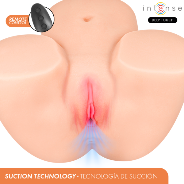 Masturbatore vaginale Intense Deep Touch con il suo telecomando