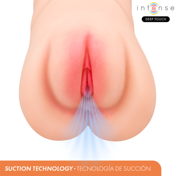 Masturbatore vaginale Intense Krista, con suzione e vibrazione