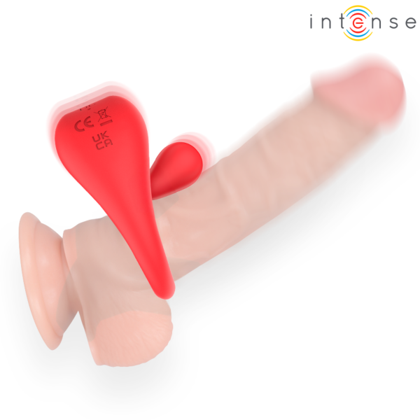 Anello vibrante Intense Russell con il suo stimolatore clitorideo