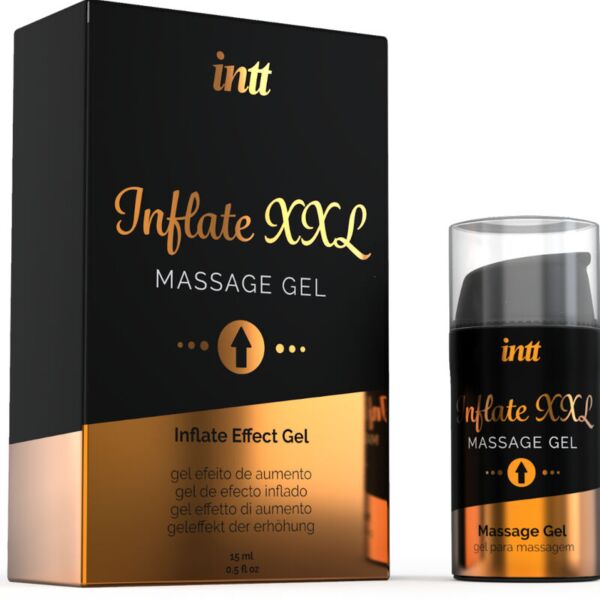 Flacone airless da 15 ml del gel stimolante INTT Inflate XXL
