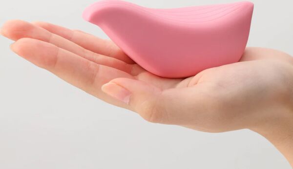 Vibratore iroha+ Tori Nadeshiko Colour rosa a forma di uccellino