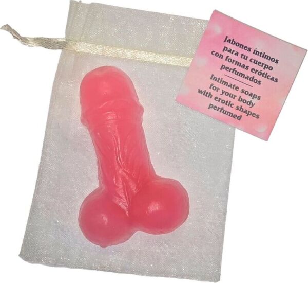 Sapone Diablo Picante rosa a forma di pene