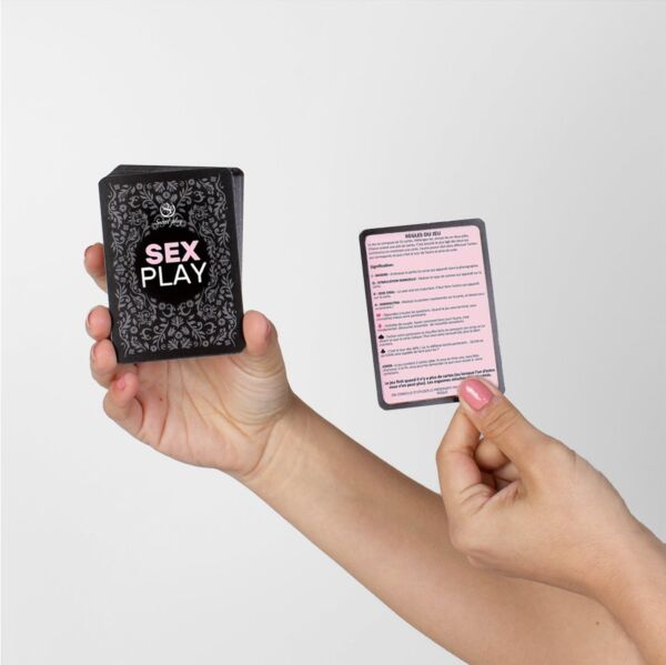 Gioco di carte erotico Secret Play Sex Play FR/PT, con la sua scatola