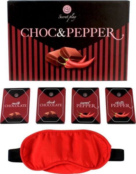 Gioco di carte erotico Secret Play Choc & Pepper con le sue carte al cioccolato e piccanti