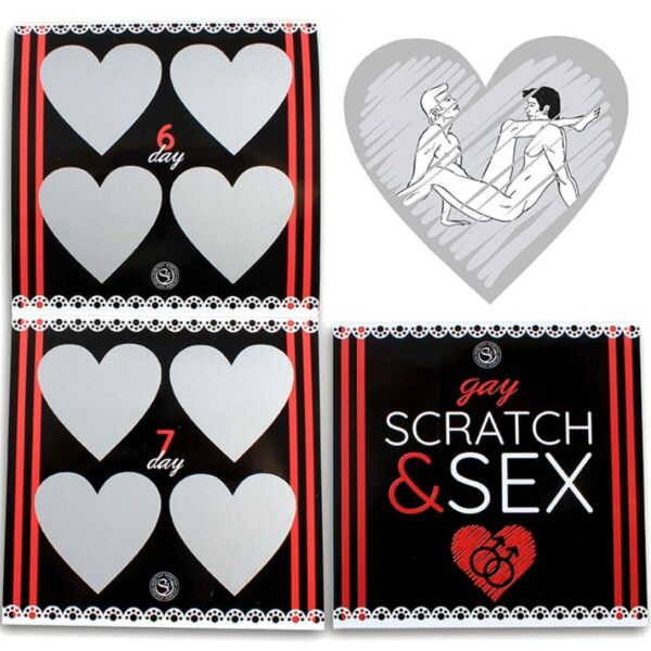 Gioco da grattare per coppie Secret Play Scratch & Sex Gay