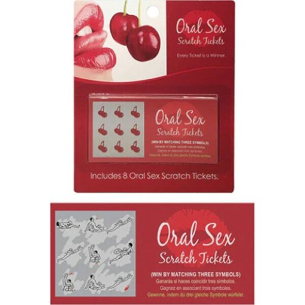 Biglietti gratta e vinci Kheper Games Oral Sex Scratch Tickets