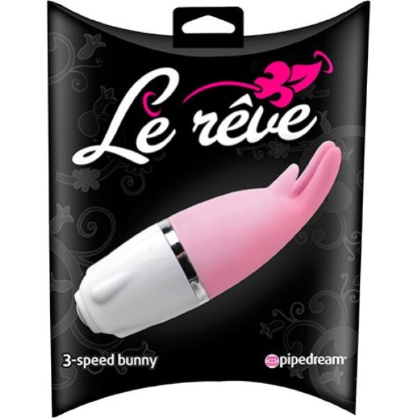 Pipedream Le Reve 3 Speed Bunny rosa con stimolatore clitorideo a forma di coniglio