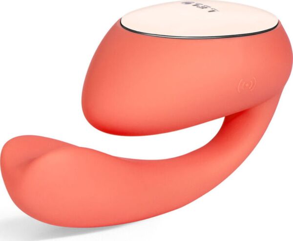 Vibratore LELO Ida Wave con parte inseribile che ruota e parte superiore che vibra