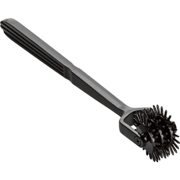 Rotella di Wartenberg CalExotics Boundless Trio Pleasure Wheel, di colore nero, con le sue tre rotelle a punte