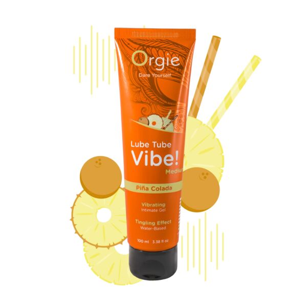 Tubo da 100 ml del lubrificante Orgie Lube Tube Vibe Piña Colada