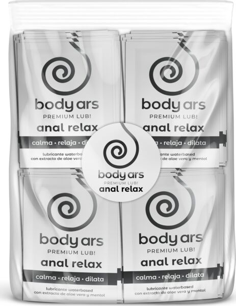 Confezione di bustine monodose del lubrificante anale Body Ars Anal Relax