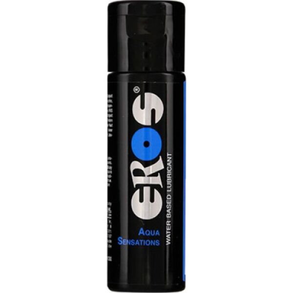 Flacone da 30 ml del lubrificante a base d'acqua Eros Aqua Sensations