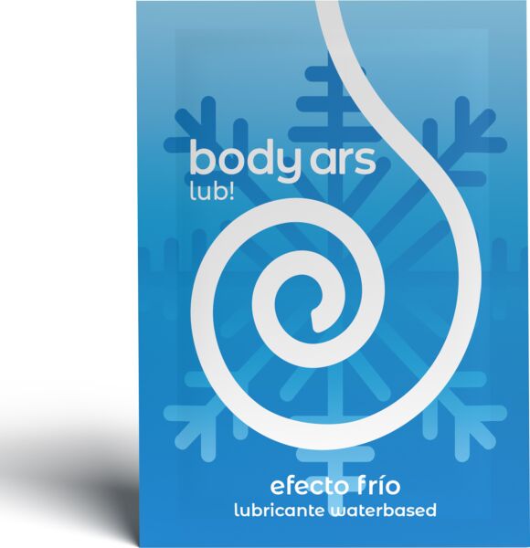 Confezione da 100 bustine monodose del lubrificante Body Ars Effetto Freddo