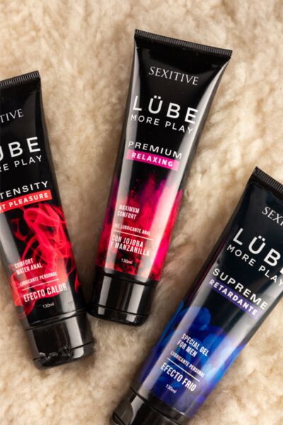 Confezione del lubrificante Sexitive Lube Supreme da 130 ml