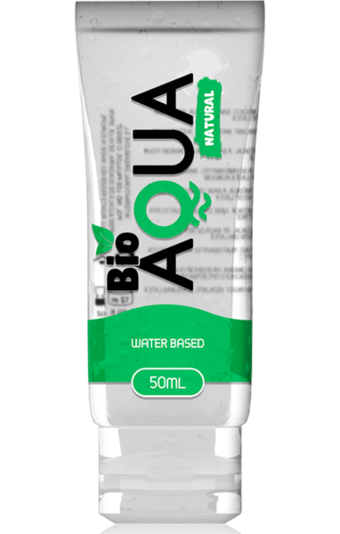 Flacone trasparente di lubrificante a base d'acqua Bioaqua