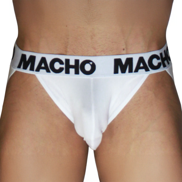 Jockstrap Macho Underwear MX29BL con le doppie strisce posteriori