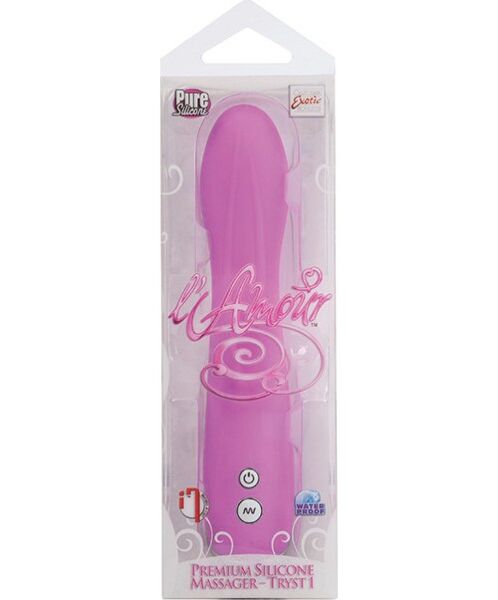 Massaggiatore CalExotics Tryst 1 della collezione L'Amour, di colore rosa