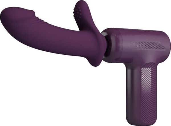 Massaggiatore a pistola Pretty Love BW-055028 di colore viola