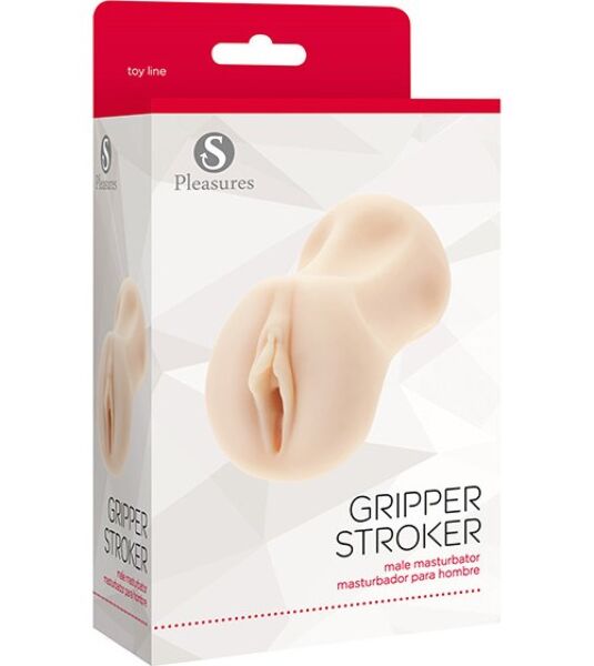 Masturbatore S Pleasures Gripper Stroker color vaniglia