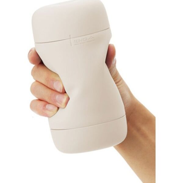 Masturbatore Tenga Puffy Latte Brown con il suo tappo