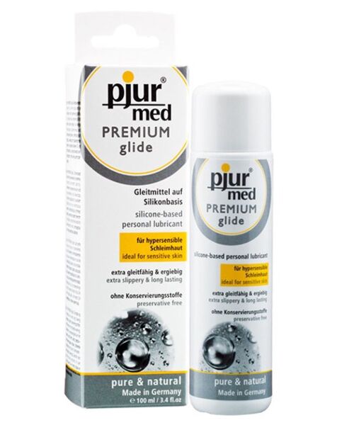 Lubrificante Pjur Med Premium Glide 100 ml, a base di silicone