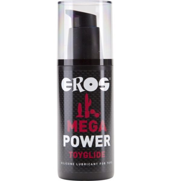Flacone con dosatore del lubrificante al silicone Eros Mega Power Toyglide 125 ml