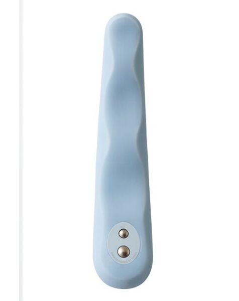 Vibratore Iroha Minamo azzurro con superficie a onde