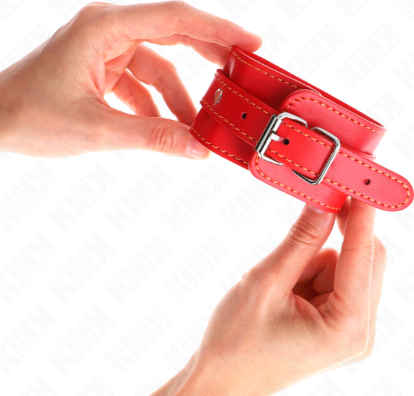 Manette rosse per i polsi Kink Thin Wrist Restraints Red